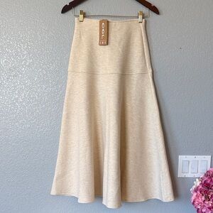 OGL Cream A-Line Skirt